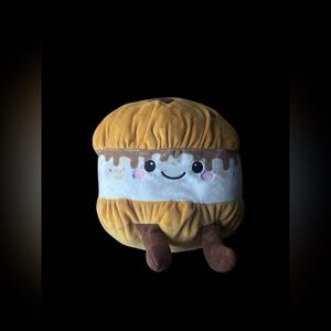 Smiling S'mores Soft Plush Pillow